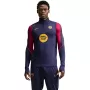 Nike FC Barcelona Strike vyriški futbolo marškinėliai, tamsiai mėlyni, L dydis