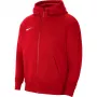Nike Park 20 flisinis pilnai užsegamas gobtuvas University Red CW6891 657
