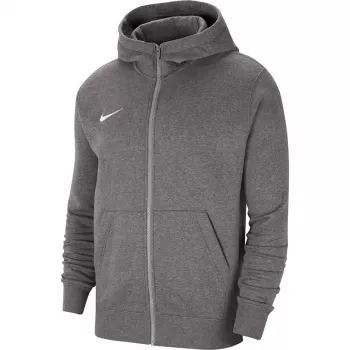 Nike Park 20 vyriškas vilnonis gobtuvas su užtrauktuku, tamsiai pilkas melange CW6891-071