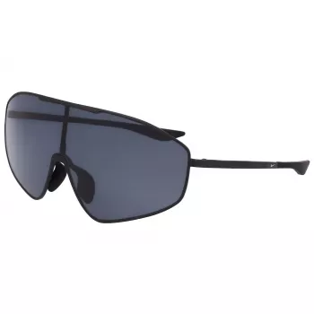 NIKE Unisex ECHOSHIELD2IF Sportiniai Akiniai - Matinė Juoda, Dūminiai Pilki Lęšiai, 66mm