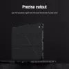 Nillkin Bumper Leather Case Pro dėklas Samsung Galaxy Tab S9 planšetiniam kompiuteriui, juodas