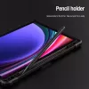 Nillkin Bumper Leather Case Pro dėklas Samsung Galaxy Tab S9 planšetiniam kompiuteriui, juodas