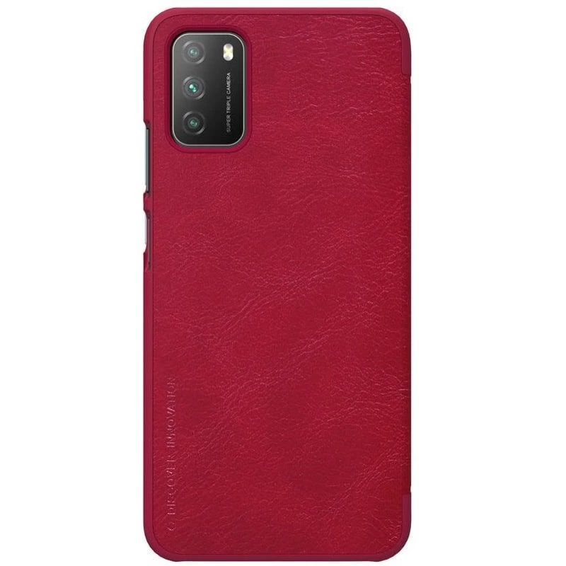 Nillkin Poco M3 Qin Book Case Raudona
