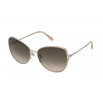 NINA RICCI Moteriški akiniai nuo saulės SNR302-600A32 Havana/Brown Tortoise rėmelis, rudi gradientiniai lęšiai 60/16/135 mm