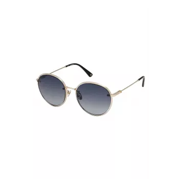 Nina Ricci moteriški akiniai nuo saulės SNR303-540300 – pilki gradientiniai lęšiai, acetatinis rėmelis