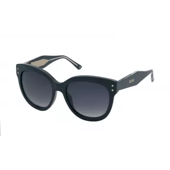 NINA RICCI Moteriški Akiniai Nuo Saulės SNR3245509QL Havana Rudi Drugelio Formos Acetato Rėmelis Gradientiniai Rudi Lęšiai 55/18/140 mm