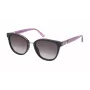 NINA RICCI Moteriški Akiniai Nuo Saulės SNR3585401CK - Juodas Acetato Rėmelis, Pilki Gradientiniai Stiklai, 54/19/140 mm