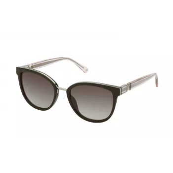 NINA RICCI Women's Sunglasses SNR3585406WT - Transparent Grey Frame, Grey Gradient Lens, 54/19/140 mm