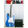 NN EG SET BLU elektrinės gitaros pradžios rinkinys mėlynas