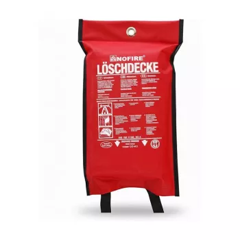 No Fire gaisrinė antklodė NO 160x180 Poly 1C polietileniniame maišelyje
