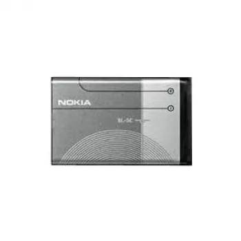 Nokia BL-5C Li-Ion baterija 850 mAh, skirta Nokia 10X, 111, 12XX, 130, 16XX, 1800, 20X, 215, 222, 27XX, 31XX, C1, C2, X2, Asha 20X