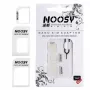 Noosy NS-SIM-WH SIM kortelių adapterių rinkinys, baltas (Nano/Micro į Micro/Standard, 3 adapteriai + išėmimo smeigtukas)