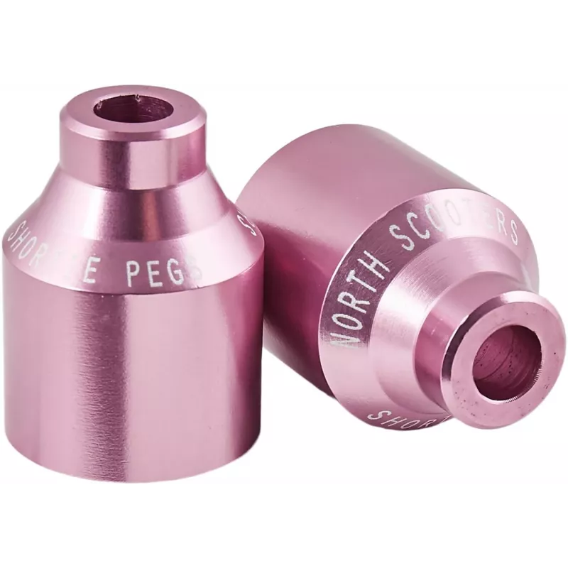North Shortie Pro Scooter Peg - Black Anodized 50mm (Poros)