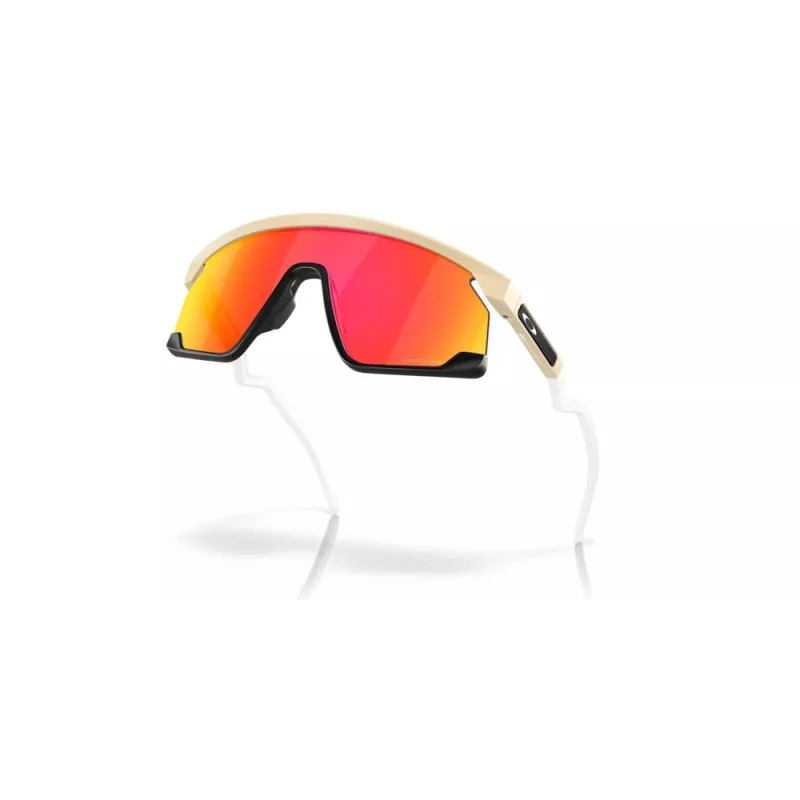 Oakley Bxtr Sunglasses Shield Wrap-Around Matte Black Prizm Black