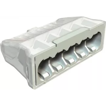 OBO BETTERMANN 61 525 LGR Push-in jungtis 5 polių 0,5-2,5mm² šviesiai pilka RAL7035 2054507