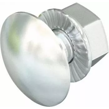 OBO BETTERMANN FRSB 6x12 A2 plokščia apvalia galvute varžtas su kombinuota veržle M6x12, nerūdijantis plienas 1.4301 2B 6406138
