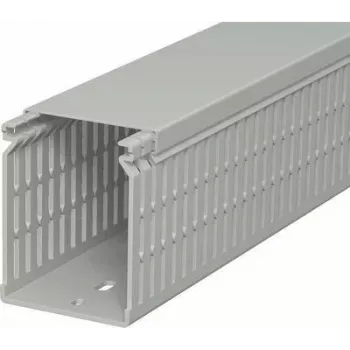 OBO BETTERMANN LK4 N 80x60x2000mm pilkas PVC su išpjovomis kabelių kanalas 6178229