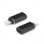 OEM USB-C (moteriška) į Lightning (vyrišką) adapteris, juodas