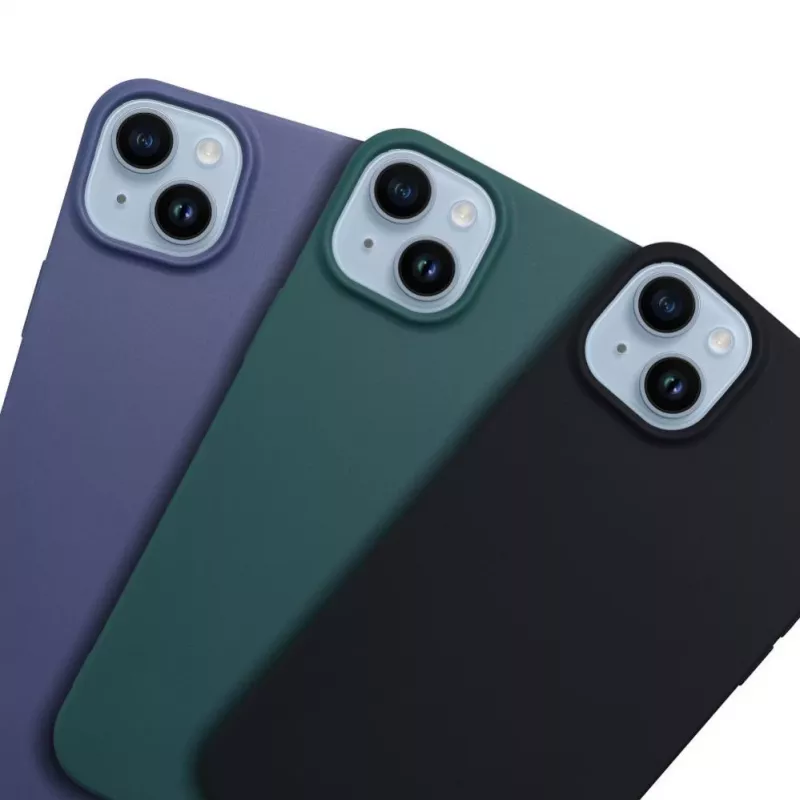 OEM dėklas, skirtas Honor X6c, matinis mėlynas silikoninis užpakalinis dangtelis