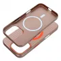 OEM Dėklas, skirtas iPhone 15 Pro Max, paprastai suderinamas su MagSafe, Titanium Desert