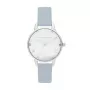 Olivia Burton Moteriškas Laikrodis Celestial OB16SG07 - 30mm Rožinio Aukso Spalvos Nerūdijančio Plieno Korpusas, Pilkas Odinis Dirželis