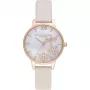 Olivia Burton OB16GB01 Moteriškas Laikrodis su Blizgučių Ciferblatu ir Nerūdijančio Plieno Apyranke 30 mm