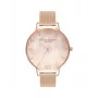 Olivia Burton Moterų laikrodis Sparkle Butterfly OB16SP01 38mm pilkas odinis