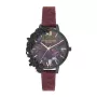 OLIVIA BURTON Moteriškas laikrodis OB16AD44 pilka odinė apyrankė 34 mm