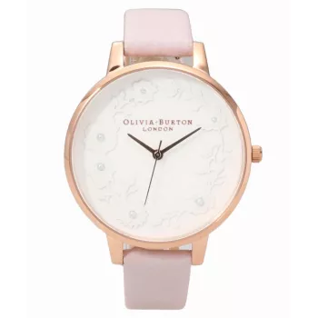 Olivia Burton Women's Watch OB16AR01 30mm Rose Gold Stainless Steel Mesh