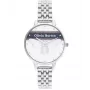 Olivia Burton Moteriškas Laikrodis OB16VS07 (34 mm) – Rožinio Aukso Spalvos Nerūdijančio Plieno Korpusas, Pilkas Odinis Dirželis