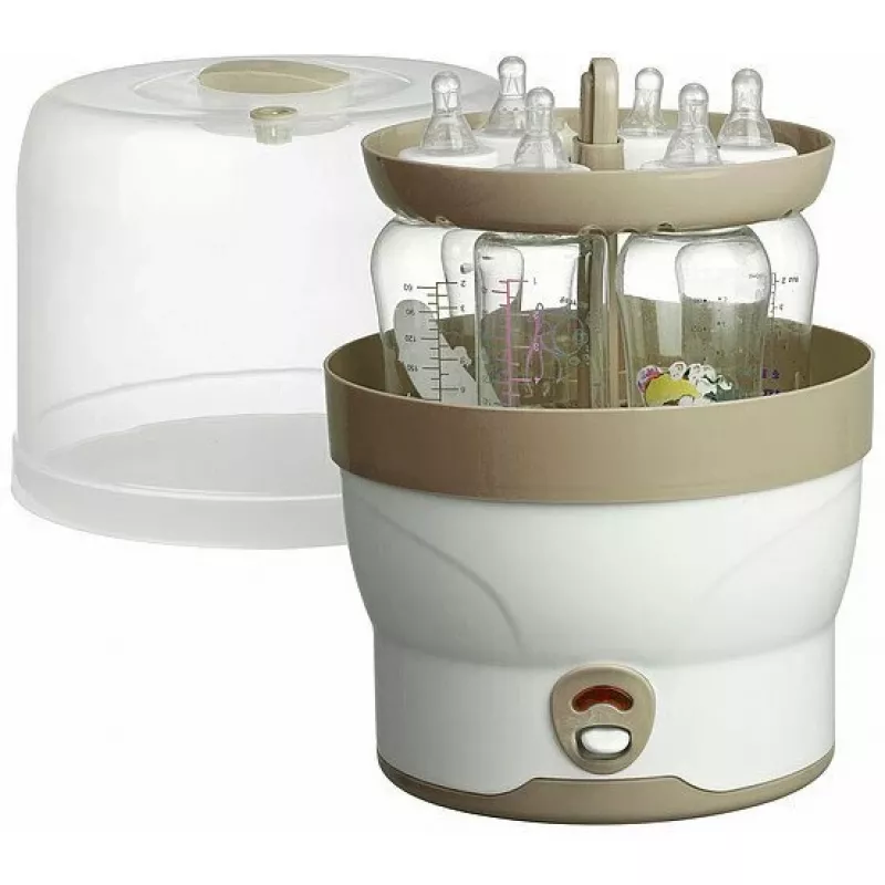 Olympia BS 29 elektrinis garų sterilizatorius kūdikių buteliukams, smėlio spalvos