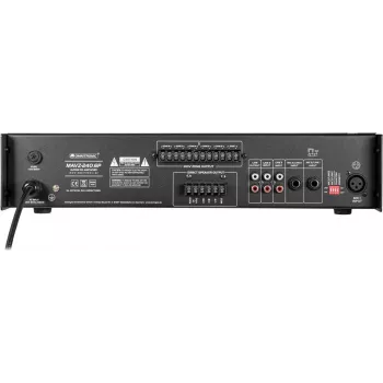 OMNITRONIC MAVZ-240.6P 240W 6 zonų PA maišymo stiprintuvas su Bluetooth, USB, SD 80709789