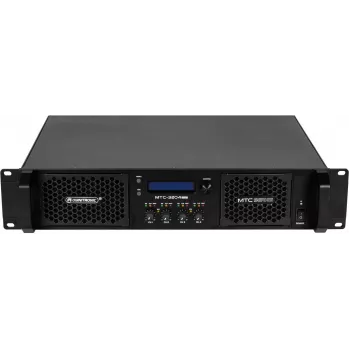 OMNITRONIC MTC-3204DSP 4 kanalų galios stiprintuvas su DSP, 4 x 800 W prie 4 omų, Class D, 1U stovo montavimas 10452431