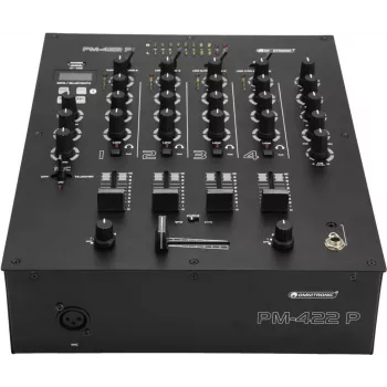 OMNITRONIC PM-422P 4 kanalų DJ mikseris su Bluetooth ir USB grotuvu 10006878