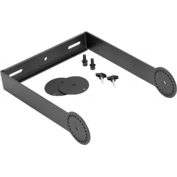 OMNITRONIC pasukamas laikiklis PAS-210/210A MK4 garsiakalbio sieniniam tvirtinimui, plieninis, juodas, 10 kg apkrova 11039573