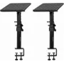OMNITRONIC TMO-4 monitorių stovų pora 800-1300mm reguliuojamo aukščio plieniniai juodi 60004213