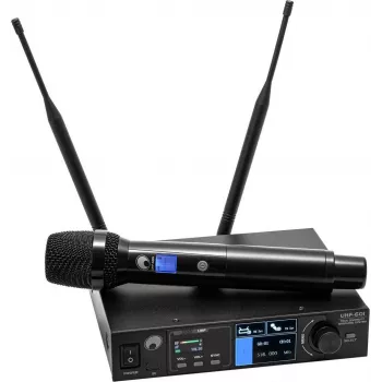OMNITRONIC UHF-601 vieno kanalo UHF belaidė mikrofonų sistema 520-554 MHz 13063601