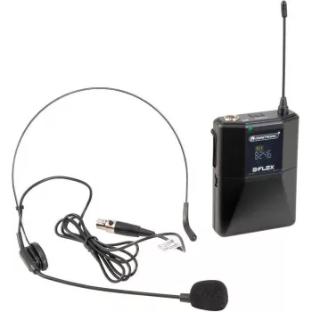 OMNITRONIC UHF E-FLEX kūno mikrofono siųstuvas 823-832/863-865 MHz (13063374)