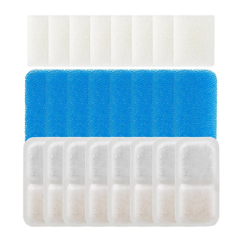 Oneisall PWF-001 pakeičiamų filtrų rinkinys 6 vnt. gyvūnų vandens fontanui