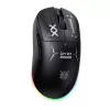 ONIKUMA DM03 RGB žaidimų pelė – laidinė optinė 6400 DPI, 7 programuojamų mygtukų, ergonomiškas dizainas dešinei rankai, juoda
