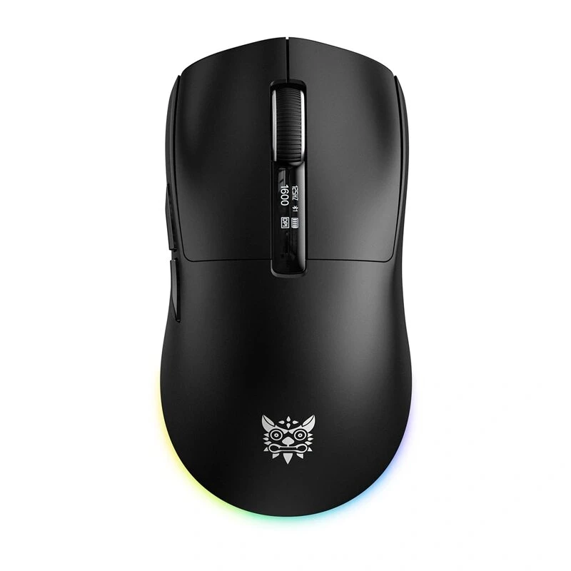 ONIKUMA DM07 RGB žaidimų pelė juoda, 6400 DPI, laidinė optinė, 7 mygtukai