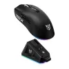 ONIKUMA DM07 RGB žaidimų pelė juoda, 6400 DPI, laidinė optinė, 7 mygtukai