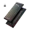 ONIKUMA G83 Gaming Keyboard (Black) - Mechaninė RGB apšviesta laidinė USB pilno dydžio klaviatūra su mėlynais jungikliais