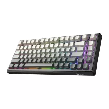 ONIKUMA G83 Gaming Keyboard (Black) - Mechaninė RGB apšviesta laidinė USB pilno dydžio klaviatūra su mėlynais jungikliais