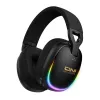 ONIKUMA GT805 laidinis žaidimų ausinių komplektas su RGB LED, 50mm garsiakalbiais, lanksčiu mikrofonu (juoda)