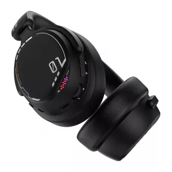 ONIKUMA GT886 žaidimų ausinės, over-ear, laidinės, RGB LED, 50mm tvarkyklės, juodos