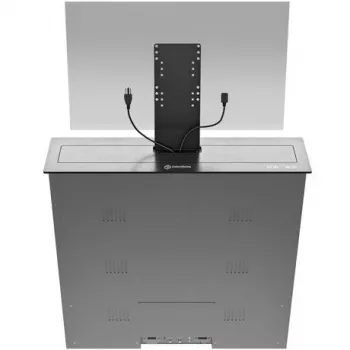 ONKRON Monitor Stovas su Stalčiumi, iki 24 inch, Juodas, NWSSC24-B