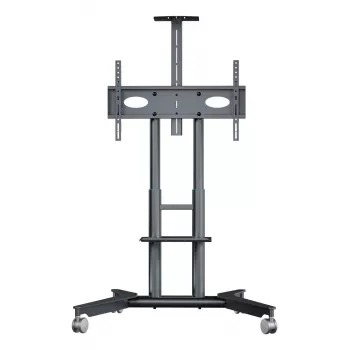 ONKRON TS1571-G Mobilus TV stovas 32–75 colių televizoriams, 50 kg, grafitas, reguliuojamas aukštis