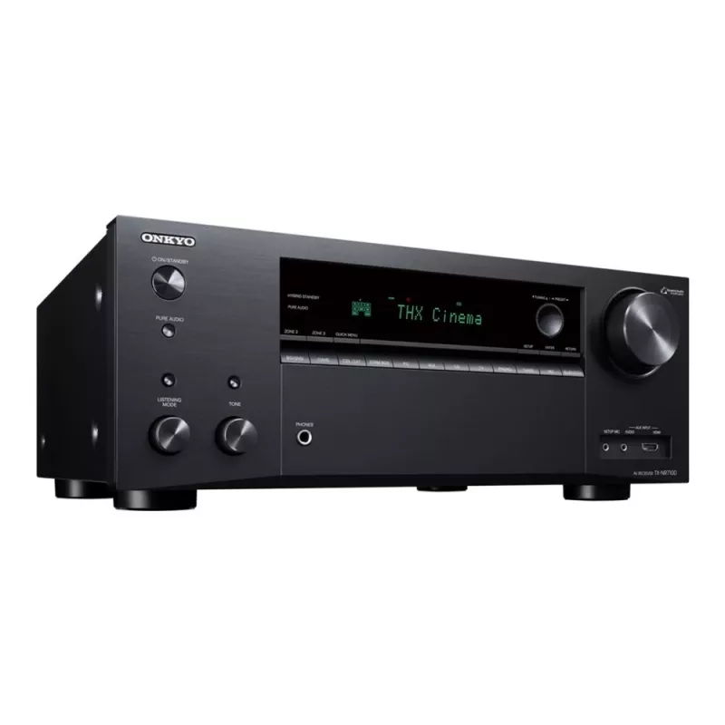 Onkyo TX-NR7100M2 9.2 AV tinklo imtuvas 8K THX Wi-Fi Bluetooth Atmos Sonos sertifikuotas, juodas