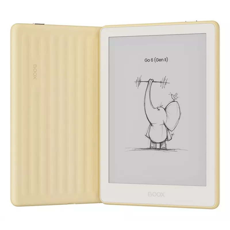 ONYX BOOX Go 6 (Gen II) 6 colių E-Reader su E Ink Carta 1200 ekranu, 4GB RAM, 64GB atmintimi, Android 12, Wi-Fi ir Bluetooth